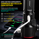 Lanterna LED LiitoKala Recarregável USB 5 Modos