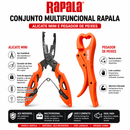 Alicate Multifuncional Rapala em Aço Inoxidável