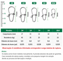 Snap Engate Rápido em Aço Inoxidável 304 – Kit com 100 Unidades