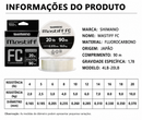 Linha Shimano Mastiff FC Fluorocarbono 90m | Fabricada no Japão