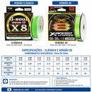 Linha Multifilamento YGK X-Braid Upgrade X8 150m ou 200m | 8 Fios Japonesa | Alta Resistência