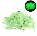 Kit 50 Camarões Soft Luminosos 3,5cm Alta Atratividade