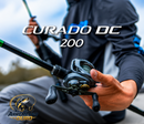 Carretilha Shimano Curado DC 200 HG/XG Freio Digital Inteligente e Arremessos Precisos