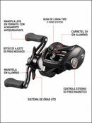 Carretilha DAIWA TATULA TW100 2024 | Alta Performance, Precisão e 7+1 Rolamentos