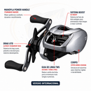 Carretilha DAIWA Zillion SV TW 100XH/L | Tecnologia SV Boost, Máxima Precisão e Performance Premium