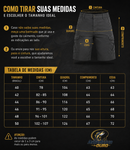 Bermuda Cargo Masculina Tática com Bolsos Multifuncionais e Tamanhos Grandes