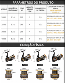 Molinete Daiwa Mission CS 2000-4000 | Carretel ABS, Alumínio Usinado e Drag até 6 kg