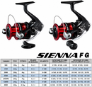 Molinete Shimano Sienna FG | Leve, Suave e Resistente