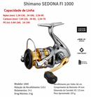 Molinete Shimano Sedona 1000–5000 | Leve, Suave e Resistente
