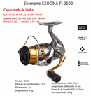 Molinete Shimano Sedona 1000–5000 | Leve, Suave e Resistente