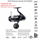 Molinete Shimano Stradic SW 2024 | Alta Potência, Resistência e Proteção