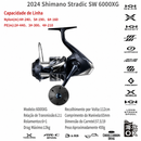 Molinete Shimano Stradic SW 2024 | Alta Potência, Resistência e Proteção