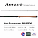 Vara Pure-Lure Long Cast Amaro | Carbono, Componentes Fuji e Longos Arremessos