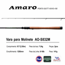 Vara Pure-Lure Long Cast Amaro | Carbono, Componentes Fuji e Longos Arremessos