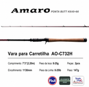 Vara Pure-Lure Long Cast Amaro | Carbono, Componentes Fuji e Longos Arremessos