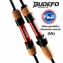 Vara Budefo Spinning | Carbono, Ação Rápida e Alta Sensibilidade