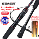 Vara SeaSir Salminus Travel | Carbono 40T, Passadores Fuji e 4 Partes