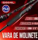 Vara SeaSir Salminus Travel | Carbono 40T, Passadores Fuji e 4 Partes