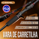 Vara SeaSir Salminus Travel | Carbono 40T, Passadores Fuji e 4 Partes