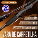 Vara SeaSir Salminus Travel | Carbono 40T, Passadores Fuji e 4 Partes
