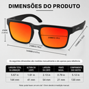 Óculos Polarizado Kapvoe UV400 Armação TR90