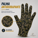 Luva de Pesca e Caça Camuflada Sem Dedos UPF 50+ BASSDASH | Proteção Solar e Toque Preciso