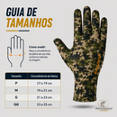 Luva de Pesca e Caça Camuflada Sem Dedos UPF 50+ BASSDASH | Proteção Solar e Toque Preciso