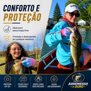 Luva Feminina de Pesca Bassdash Altimate upf 50+ Sem Dedos
