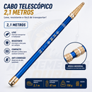 Passaguá Dobrável Telescópico em Carbono | Rede Reforçada para Pesca Esportiva