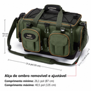 Bolsa de Ombro Bassdash Resistente à Água com Capa de Chuva Integrada