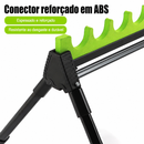 Suporte Telescópico para 8 Varas de Pesca com Espuma Protetora