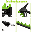 Suporte Telescópico para 8 Varas de Pesca com Espuma Protetora