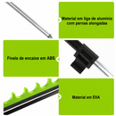 Suporte Telescópico para 8 Varas de Pesca com Espuma Protetora