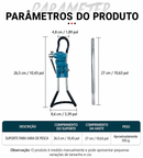 Suporte para Vara de Pesca em Aço Inoxidável Ajustável 360° Antiderrapante