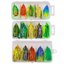 Kit 5 Iscas Sapo Frog Soft 4cm Anti Enrosco para Traíra e Tucunaré