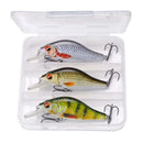 Kit 3 Iscas Minnow Flutuantes TREHOOK Nado Realista