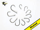 Anzol Mustad Norway com Fisga | Alta Resistência | Tamanhos 3/0 a 12/0