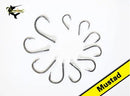 Anzol Mustad Norway com Fisga | Alta Resistência | Tamanhos 3/0 a 12/0