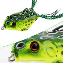 Kit 5 Iscas Sapo Frog Soft 4cm Anti Enrosco para Traíra e Tucunaré
