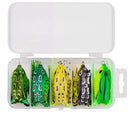 Kit 5 Iscas Sapo Frog Soft 4cm Anti Enrosco para Traíra e Tucunaré