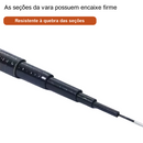 Vara Telescópica de Carbono | Ultraleve, Compacta e Sensível