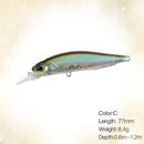 Isca Minnow Articulada 77mm Meia Água Nado Realista