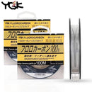 Linha Fluorocarbono YGK X-Braid 100m | 100% Carbono Japonês | 1,8kg a 35,4kg