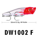 Isca Popper 93mm Superfície Alta Atratividade Premium