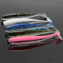 Kit 10 Iscas Soft Shad Silicone Nado Realista Alta Atração