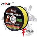 Linha Multifilamento FTK X8 150m, 300m ou 500m | 8 Fios Trançados