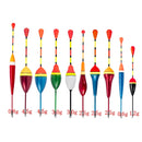 Kit com 10 Boias Luminosas de Alta Sensibilidade para Pesca Noturna