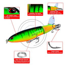 Isca Spinner Popper com Hélice 10cm e 14cm Superfície