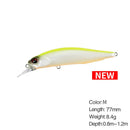 Isca Minnow Articulada 77mm Meia Água Nado Realista