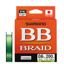 Linha Multifilamento Shimano BB Braid 4X PE 150m, 200m ou 300m | Alta Resistência